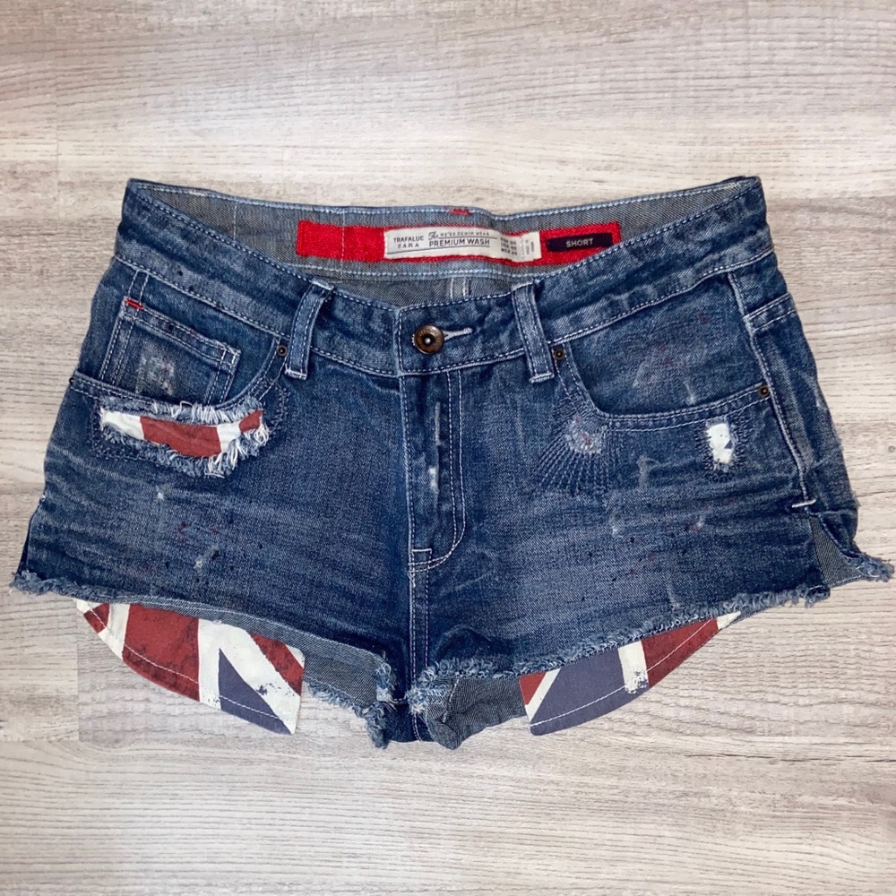 Zara Premium Wash Shorts